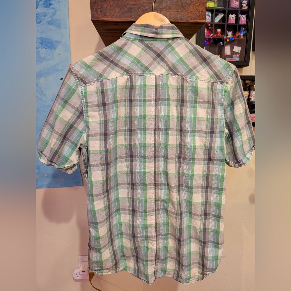 2 American Rag Pearl Snap Button-Up Shirts (S) - Picture 8 of 10